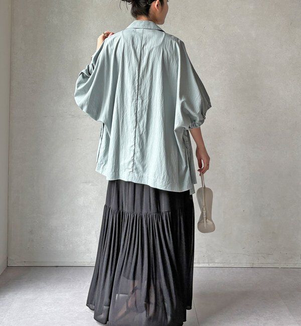  「【WEB限定】ポンチョテーラードジャケット」|テーラードジャケット|