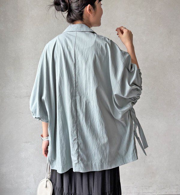  「【WEB限定】ポンチョテーラードジャケット」|テーラードジャケット|