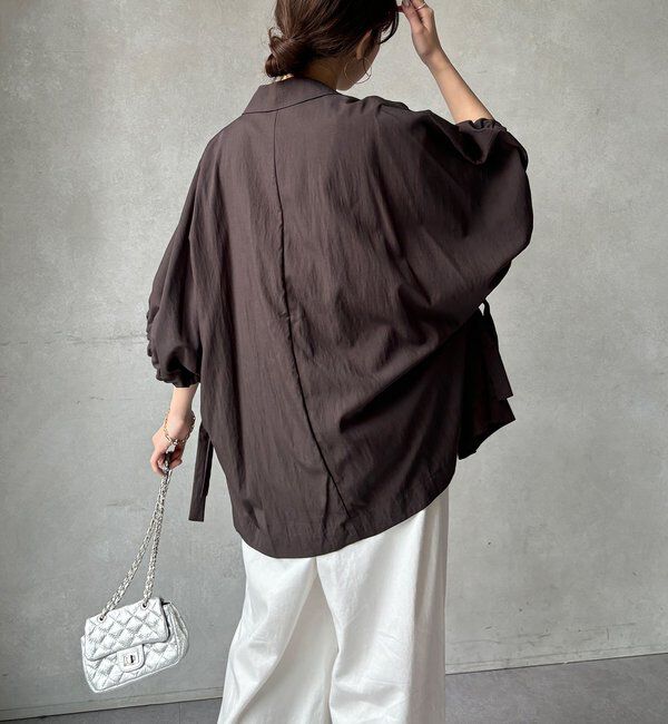  「【WEB限定】ポンチョテーラードジャケット」|テーラードジャケット|