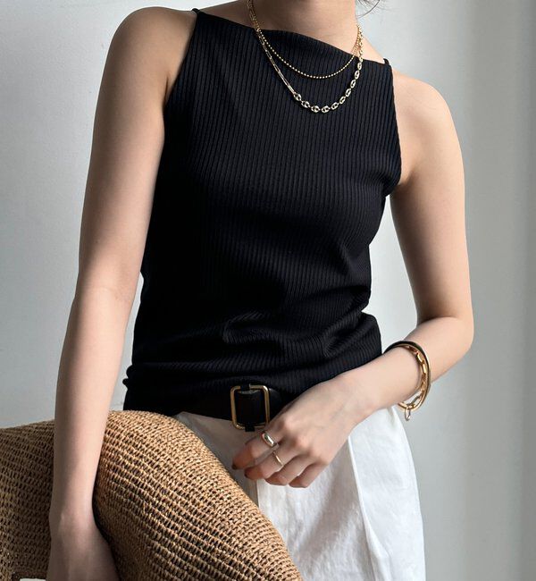  「【WEB限定】カップ付キャミ」|Tシャツ・カットソー|