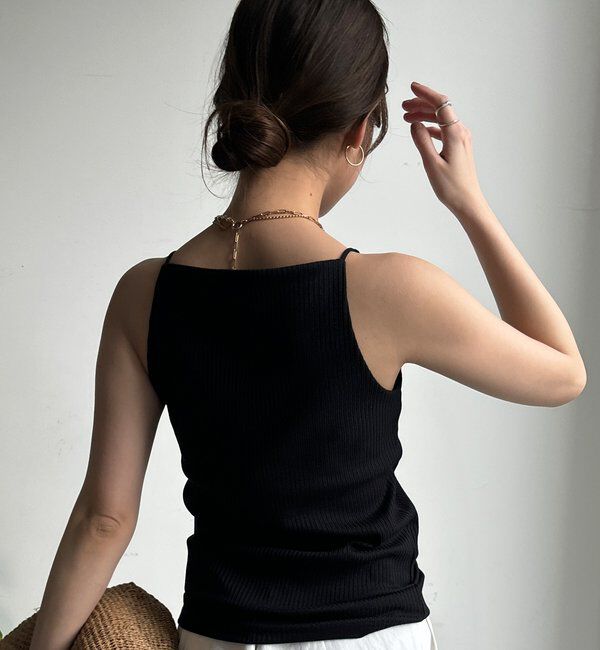  「【WEB限定】カップ付キャミ」|Tシャツ・カットソー|