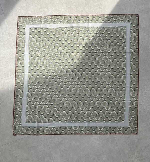  「【WEB限定】リバーシブル幾何柄スカーフ」|マフラー|