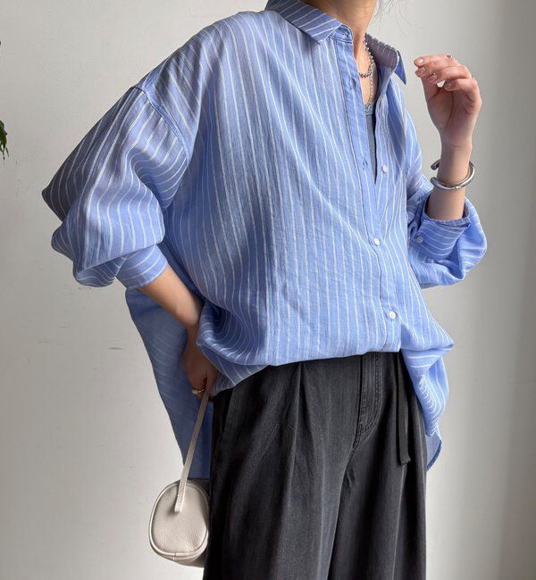  「マルチWAYストライプシャツ」|シャツ・ブラウス|