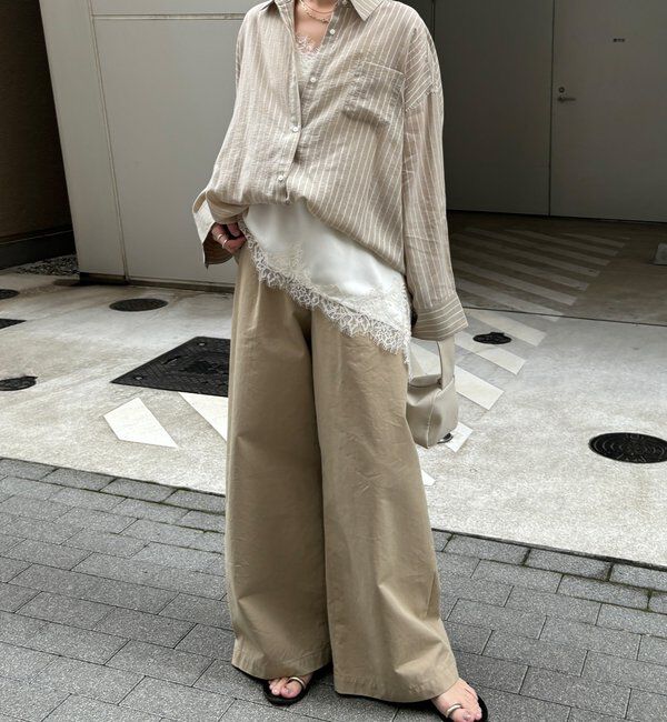  「マルチWAYストライプシャツ」|シャツ・ブラウス|