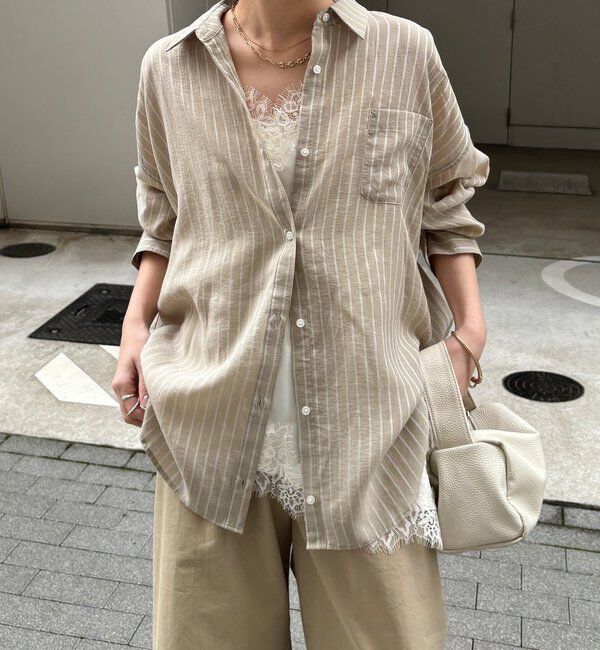  「マルチWAYストライプシャツ」|シャツ・ブラウス|