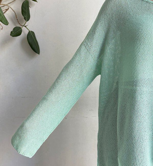  「前後2WAY鹿の子編みプルオーバー」|ニット・セーター|