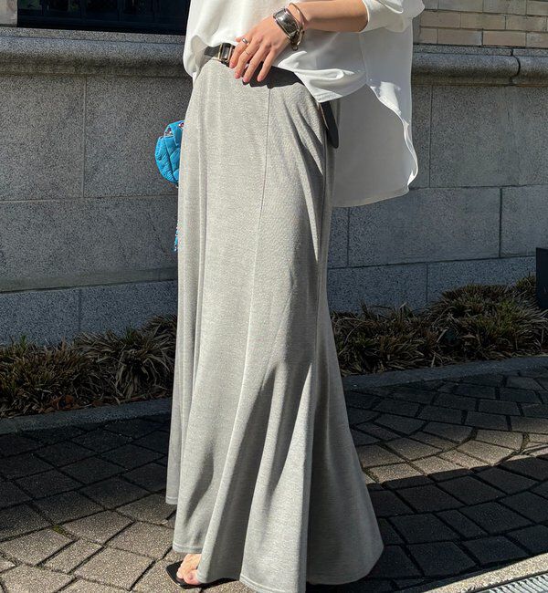  「カットマーメイドスカート」|スカート|グレー