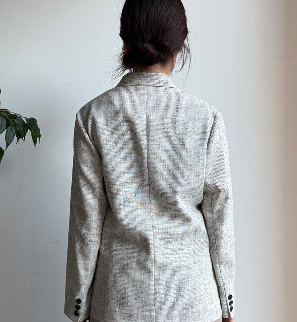  「シアーツイードダブルジャケット」|テーラードジャケット|