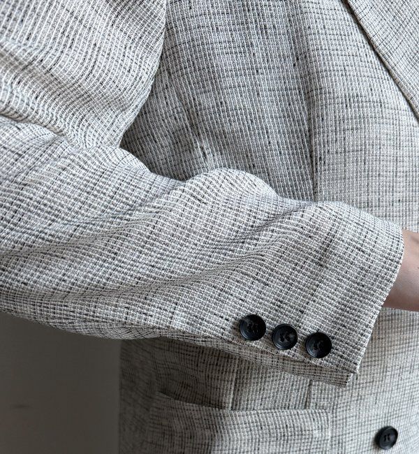  「シアーツイードダブルジャケット」|テーラードジャケット|