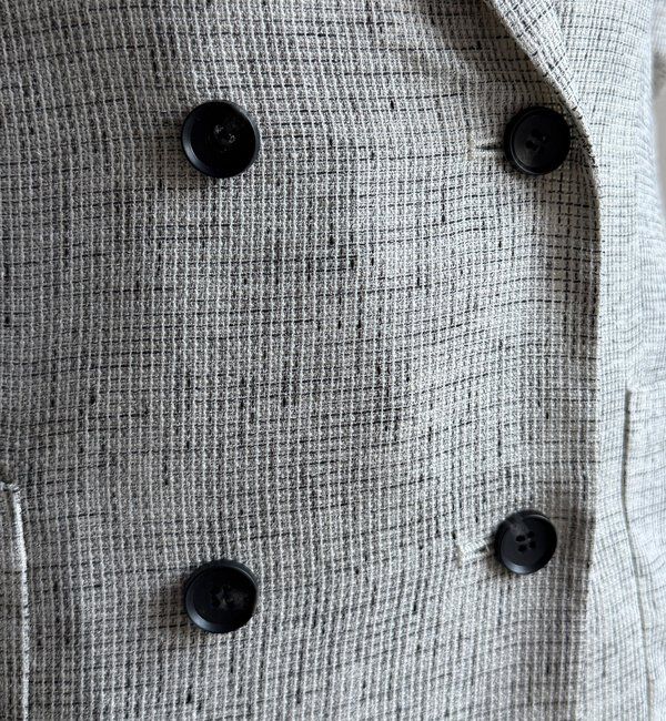  「シアーツイードダブルジャケット」|テーラードジャケット|