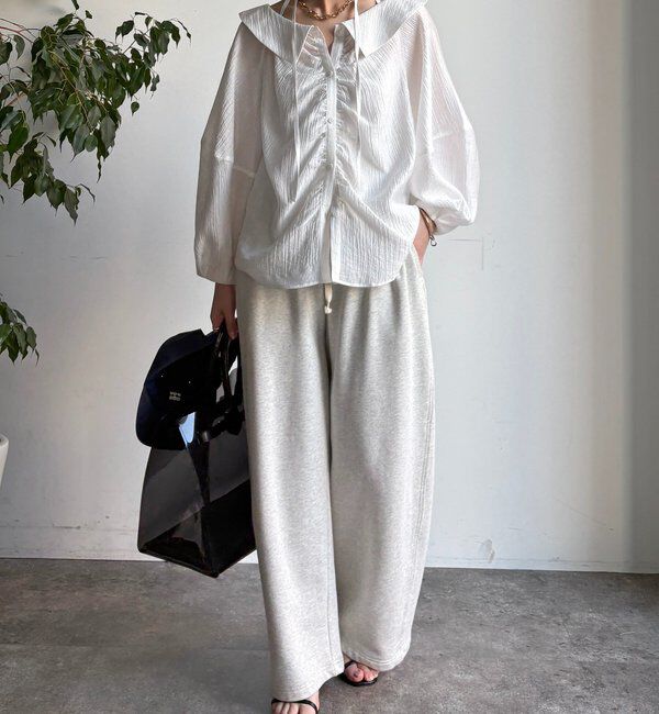  「ギャザーチョーカーブラウス」|シャツ・ブラウス|