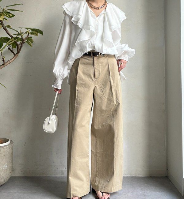  「ラッフルブラウス」|シャツ・ブラウス|