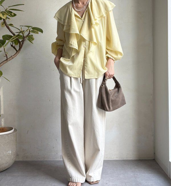  「ラッフルブラウス」|シャツ・ブラウス|