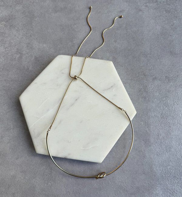  「ネジリ2WAYスライダーネックレス」|ネックレス|