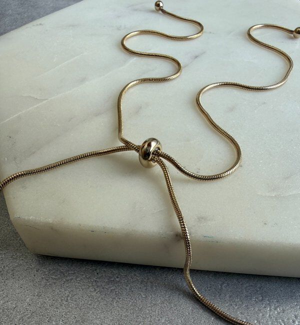  「ネジリ2WAYスライダーネックレス」|ネックレス|