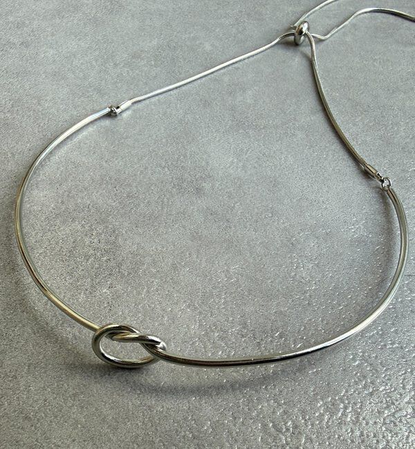  「ネジリ2WAYスライダーネックレス」|ネックレス|