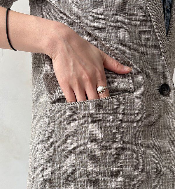  「【WEB限定】スラブチェックテーラードジャケット」|テーラードジャケット|