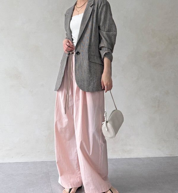  「【WEB限定】スラブチェックテーラードジャケット」|テーラードジャケット|