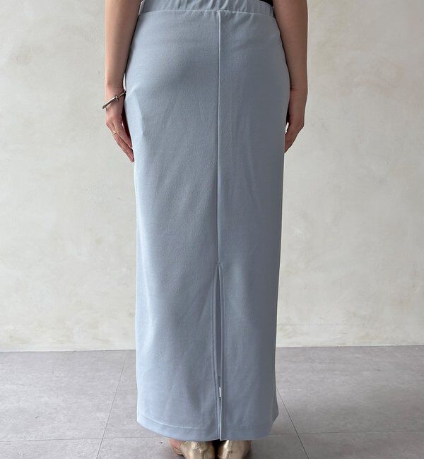  「【WEB限定】カットジョーゼットタイトスカート」|スカート|