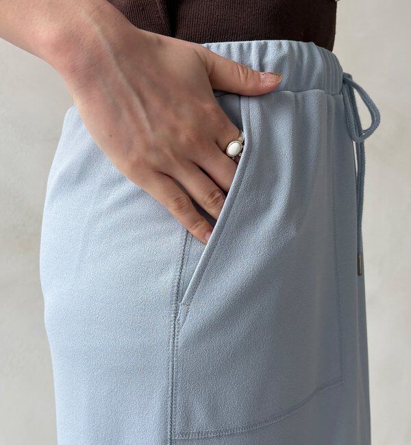  「【WEB限定】カットジョーゼットタイトスカート」|スカート|