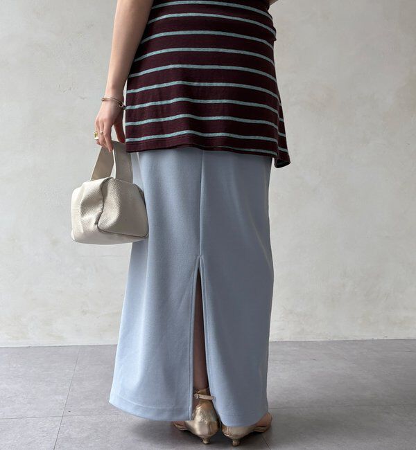  「【WEB限定】カットジョーゼットタイトスカート」|スカート|