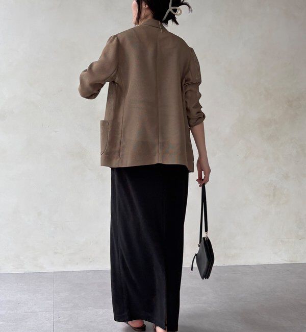  「【WEB限定】カットジョーゼットタイトスカート」|スカート|