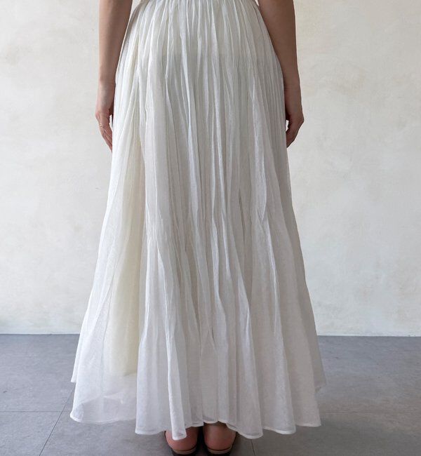  「ランダムプリーツボリュームスカート」|スカート|