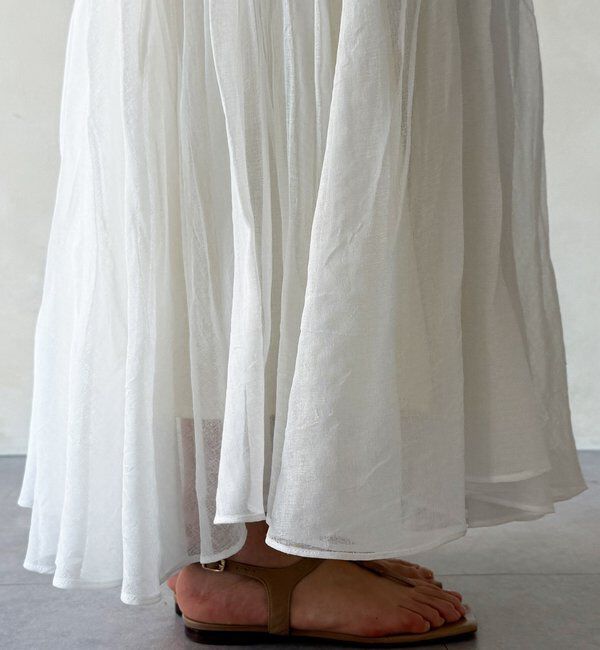  「ランダムプリーツボリュームスカート」|スカート|