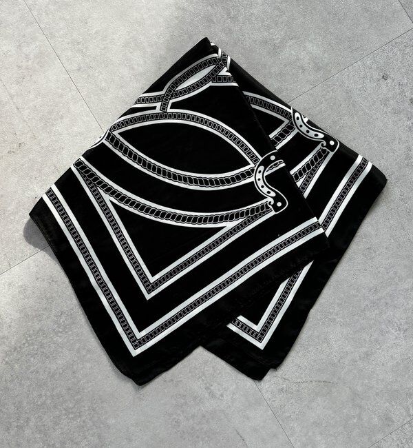  「【WEB限定】チェーン柄スカーフ」|マフラー|