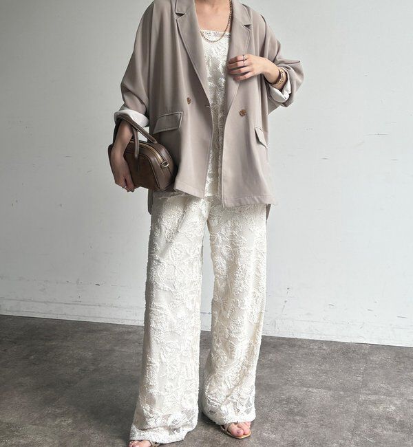  「【WEB限定】ドルマンスリーブテーラードジャケット」|テーラードジャケット|