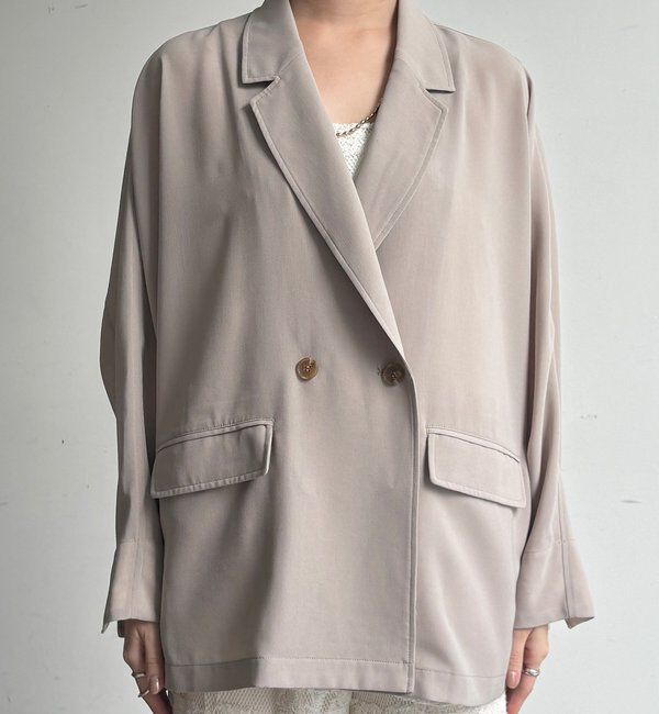  「【WEB限定】ドルマンスリーブテーラードジャケット」|テーラードジャケット|