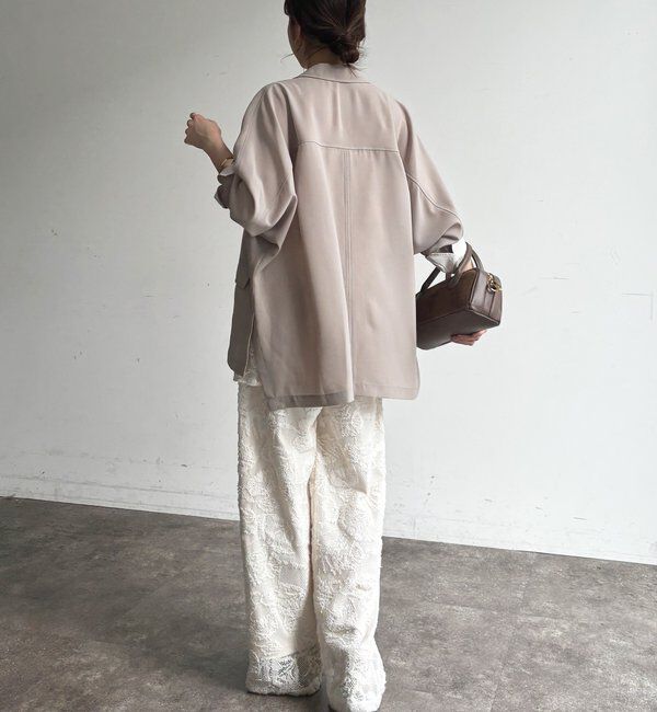  「【WEB限定】ドルマンスリーブテーラードジャケット」|テーラードジャケット|