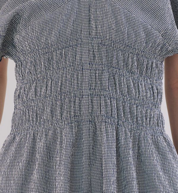  「【低身長サイズ】シャーリングイージーオールインワン」|オールインワン|