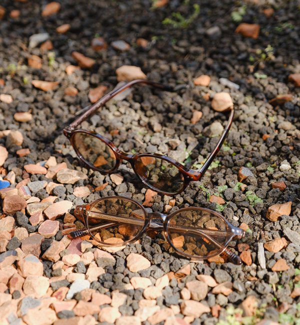  「【江口3GOODS BAG/fiw.】オーバルサングラス」|サングラス|