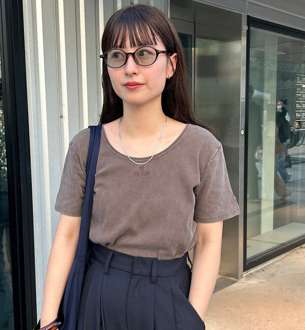  「【江口3GOODS BAG/fiw.】オーバルサングラス」|サングラス|