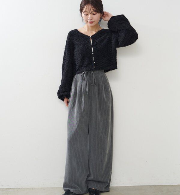  「【新色追加/2サイズ展開/裏地無し】ピンストライプスラックス」|チノ|