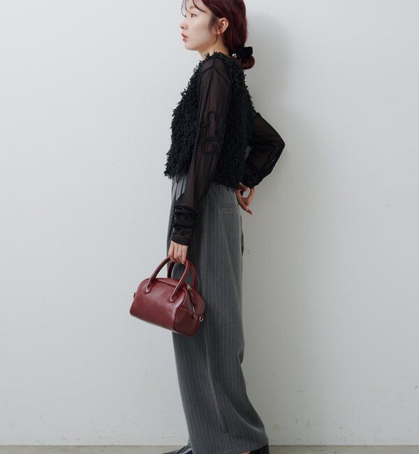  「【新色追加/2サイズ展開/裏地無し】ピンストライプスラックス」|チノ|