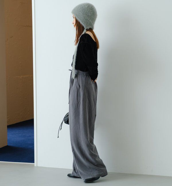  「【新色追加/2サイズ展開/裏地無し】ピンストライプスラックス」|チノ|