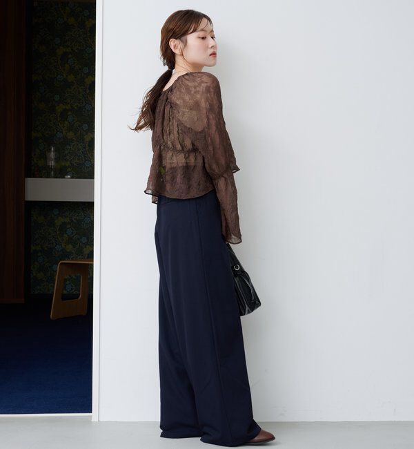  「【新色追加/2サイズ展開/裏地無し】ピンストライプスラックス」|チノ|