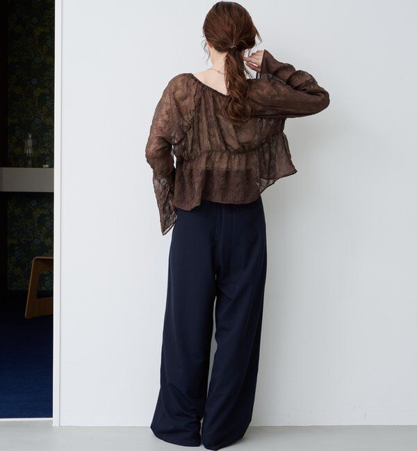  「【新色追加/2サイズ展開/裏地無し】ピンストライプスラックス」|チノ|