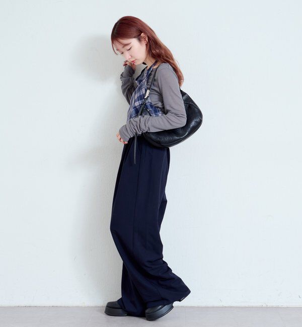  「【新色追加/2サイズ展開/裏地無し】ピンストライプスラックス」|チノ|