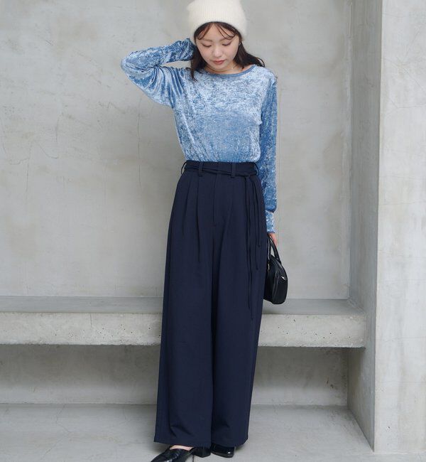  「【新色追加/2サイズ展開/裏地無し】ピンストライプスラックス」|チノ|