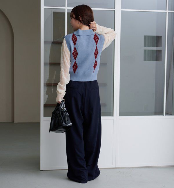  「【新色追加/2サイズ展開/裏地無し】ピンストライプスラックス」|チノ|