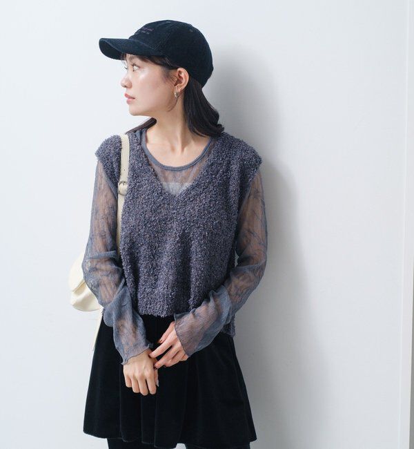  「ランダムチュールメローTEE」|Tシャツ・カットソー|