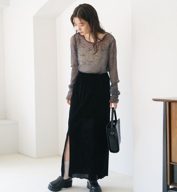  「ランダムチュールメローTEE」|Tシャツ・カットソー|