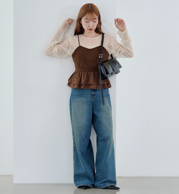  「ランダムチュールメローTEE」|Tシャツ・カットソー|