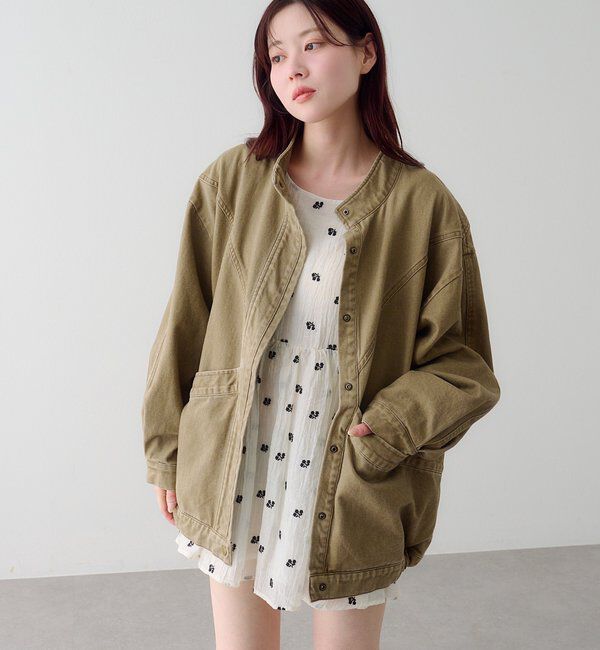  「フラワーステッチミニワンピース」|ワンピース|