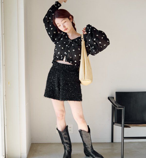  「フラワーステッチブラウス」|シャツ・ブラウス|