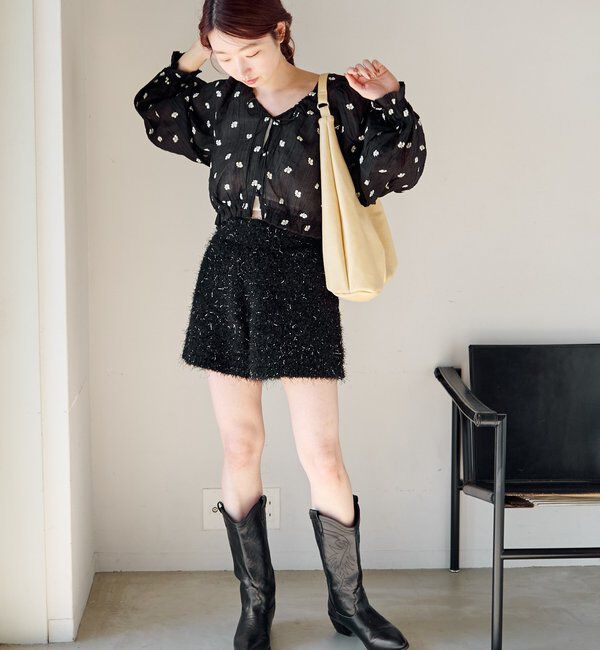  「フラワーステッチブラウス」|シャツ・ブラウス|