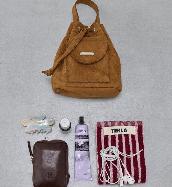  「【2026SSカタログ/4色展開】スエードミニバッグ」|トートバッグ|